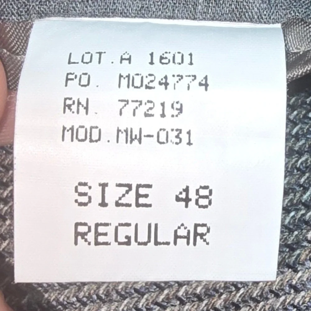 Vito Rufolo Soft Blazer Lanificio di Pray Wool Silk Grey Brown Sport Coat 48R